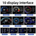 HUDScreen OBD2 Pro — OBD2 + GPS Windshield Display — view