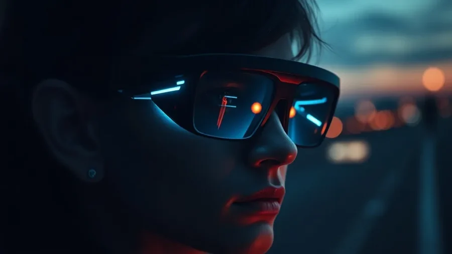 AR HUD Smart Glasses (Real-Time Navigation & Speed) lifestyle