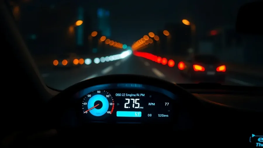 HUDScreen OBD2 Pro — OBD2 + GPS Windshield Display lifestyle