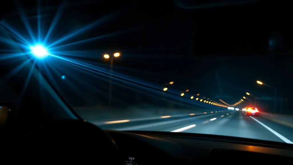 OBD2 HUD Windshield Projector with Fatigue Alarm in use on a car windshield