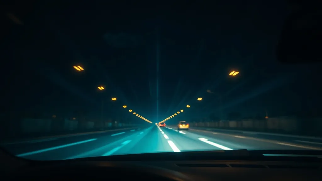 5.5" OBD2 Windshield HUD Projector in use on a car windshield