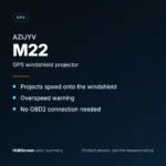 AZIJYV M22 spec summary card by HUDScreen