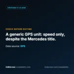 ZBVCGAD C-Class compatibility note by HUDScreen