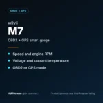 wiiyii M7 spec summary card by HUDScreen