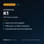 KUOWEIHUD K1 GPS Head-Up Speed Display