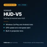 VIVIHUD HUD-V5 Wireless CarPlay & Android Auto HUD