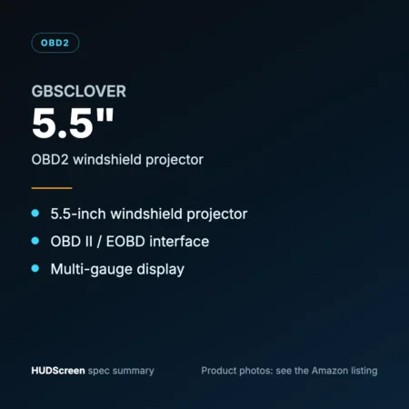 GBSCLOVER 5.5" spec summary card by HUDScreen